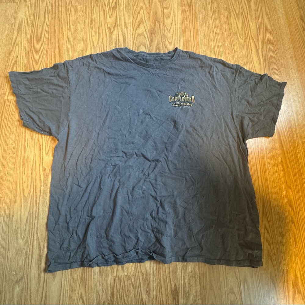 Men's Black Copperhead Graphic T-Shirt 2XL